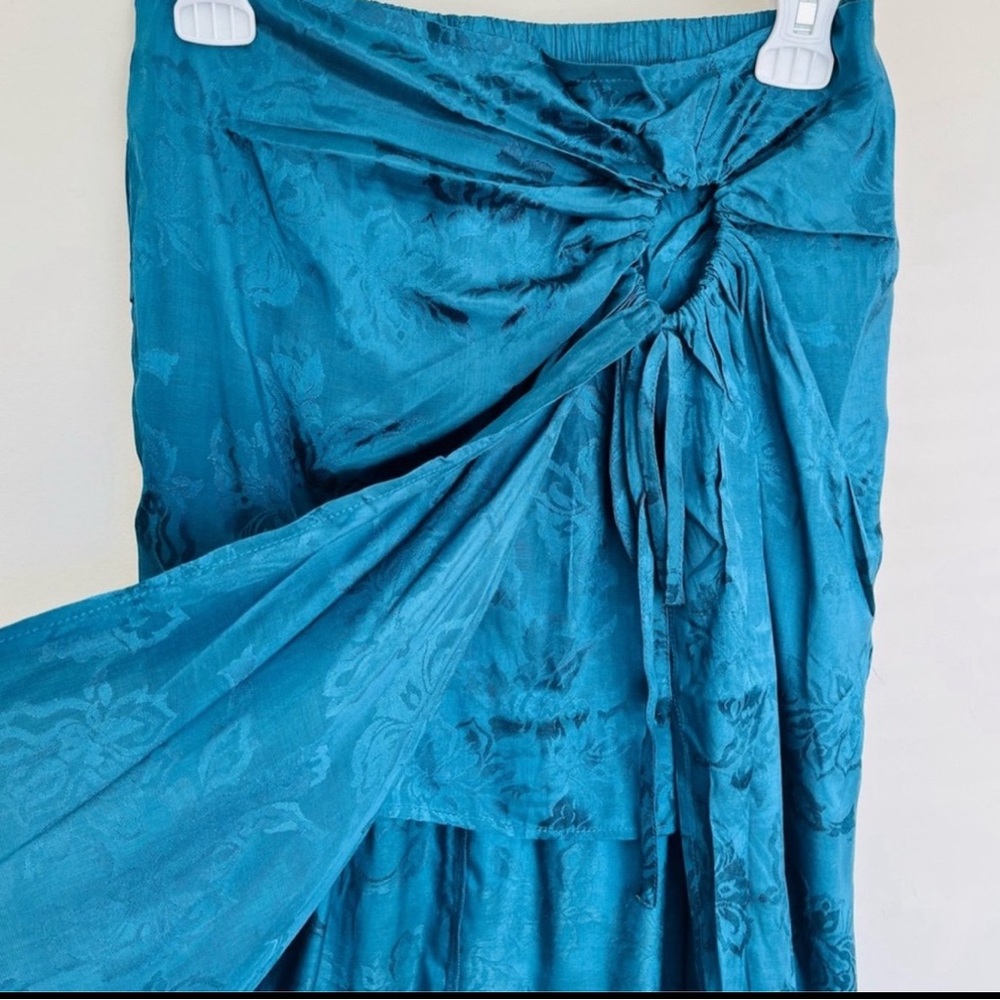 Band of Gypsies Asymmetrical Blue Skirt - Picture 6 of 8